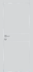 Межкомнатная дверь PX-15  AL кромка с 4-х ст. Сапфир матовый