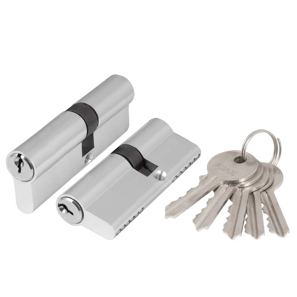 Фото Цилиндровый механизм (AZ100/80) AZ1000Key80 (30+10+40) CP хром