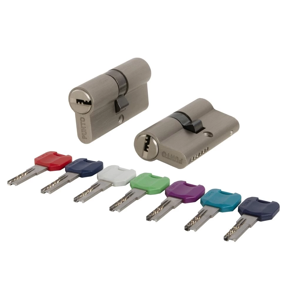 Фото Цилиндровый механизм MaxPro7000Key65mm(25+10+30) SN никель 7key