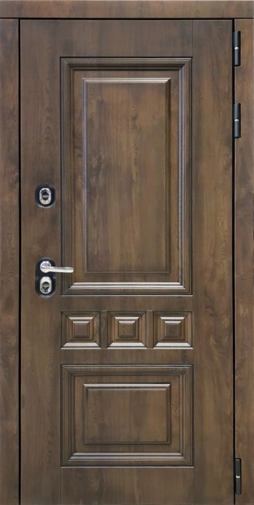 Входная дверь ДвериПРО Аура ПВХ 10мм Астрод Velutto Grigio DPRO195700 внешняя сторона