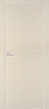 Межкомнатная дверь PX-15  AL кромка с 4-х ст. Бежевый матовый